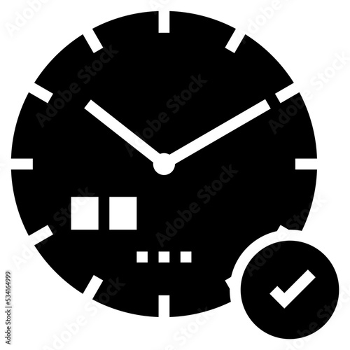 time modern style icon