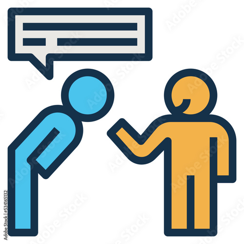 apology modern line style icon