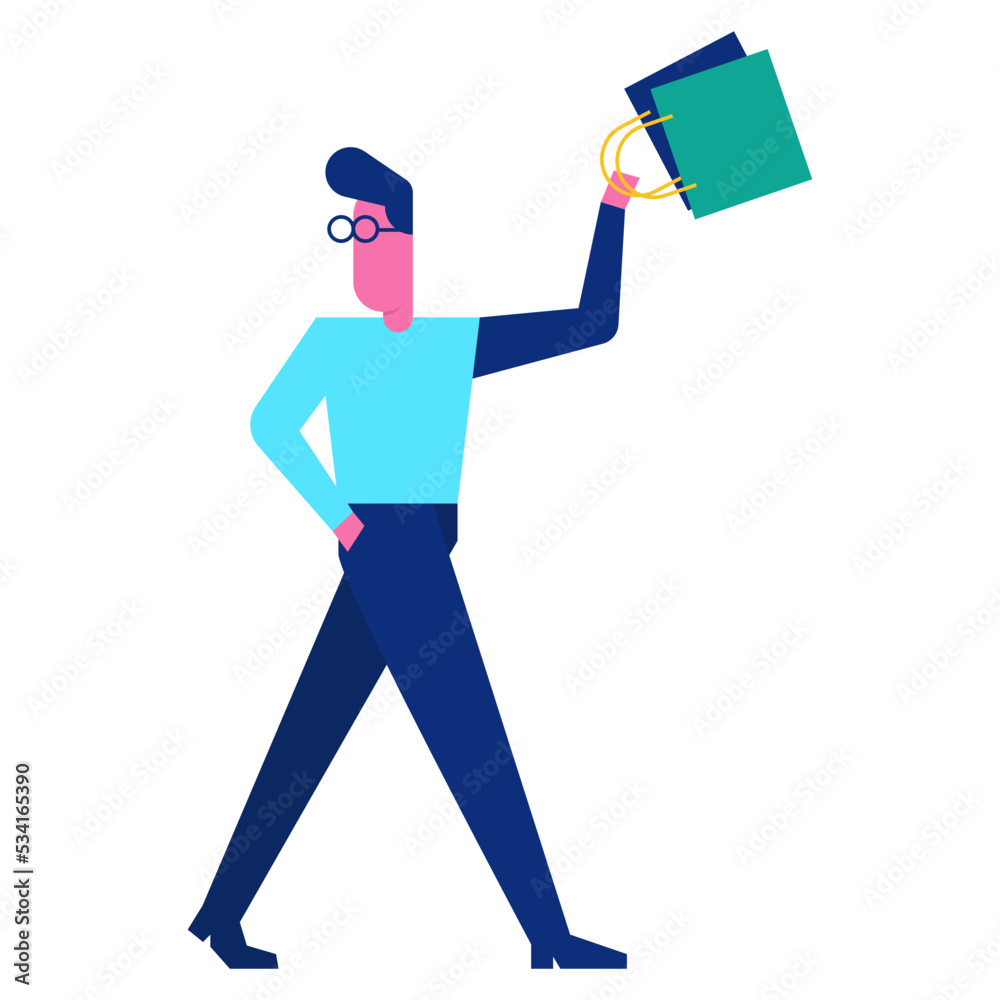 shopping modern line style icon shopping modern line style icon