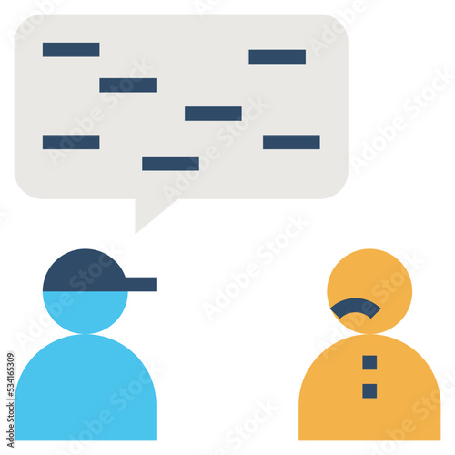 negative modern line style icon