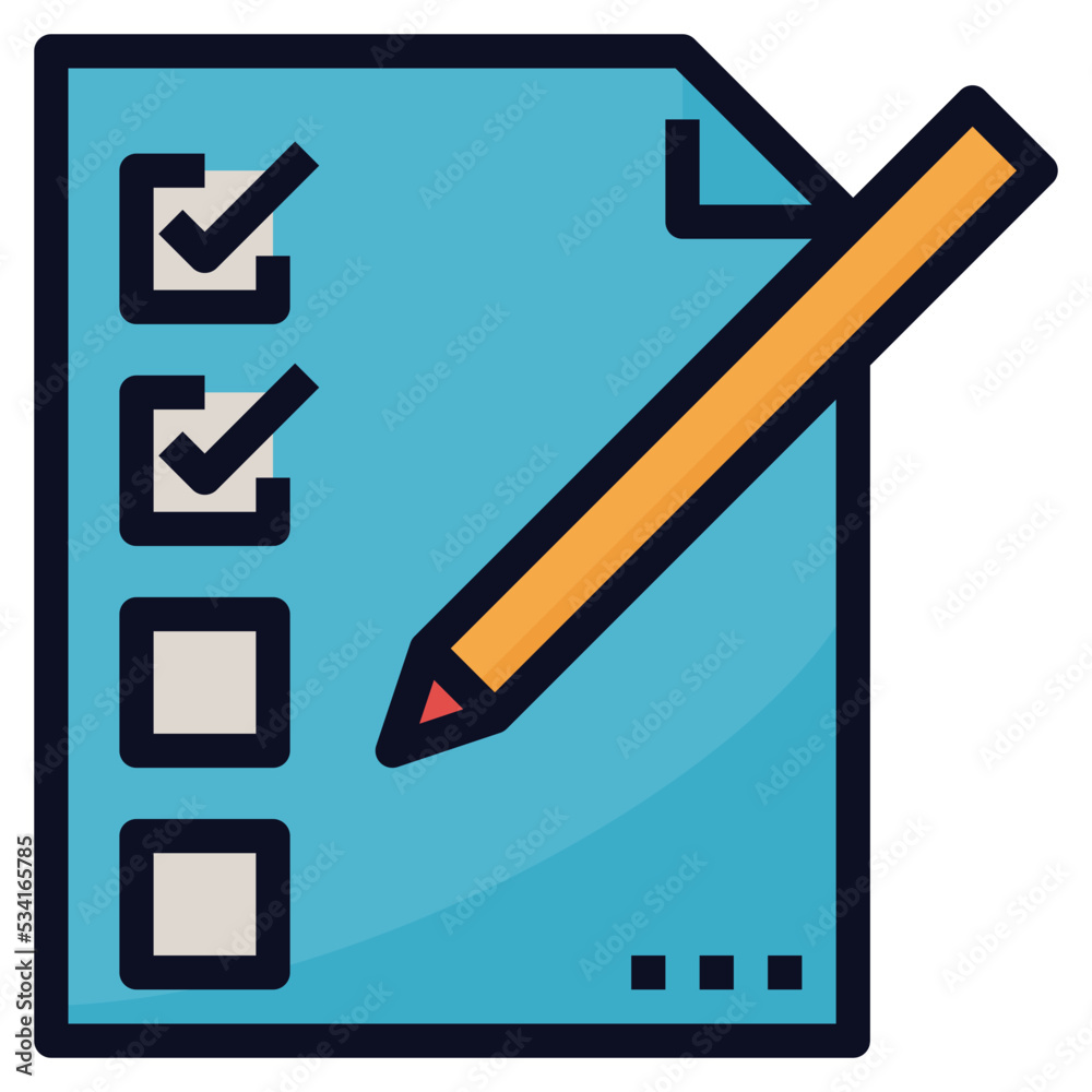 checklist modern line style icon checklist modern line style icon