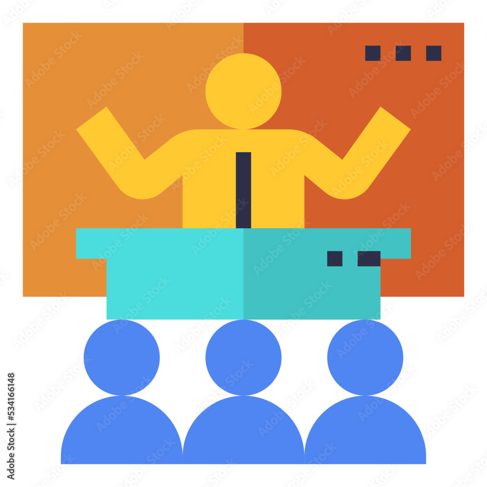 conference modern line style icon conference modern line style icon