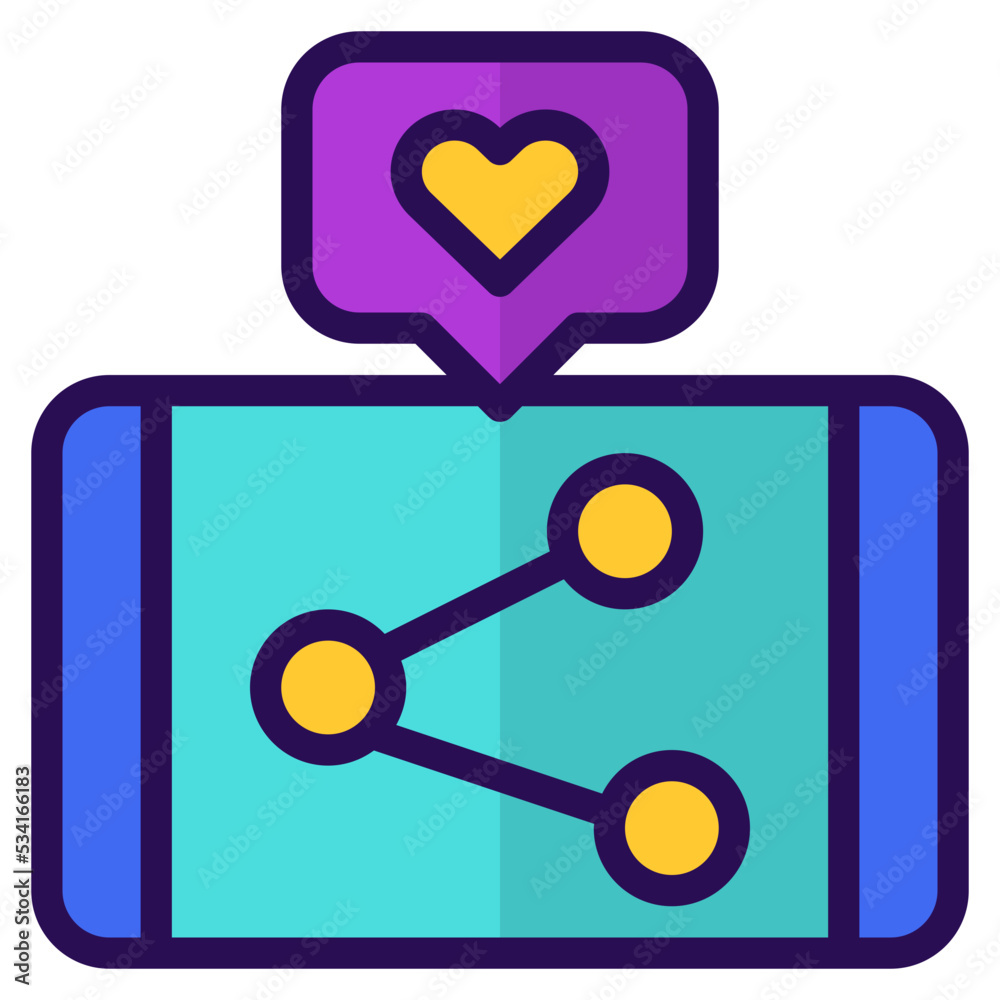 social modern line style icon social modern line style icon