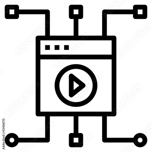 backlink modern style icon