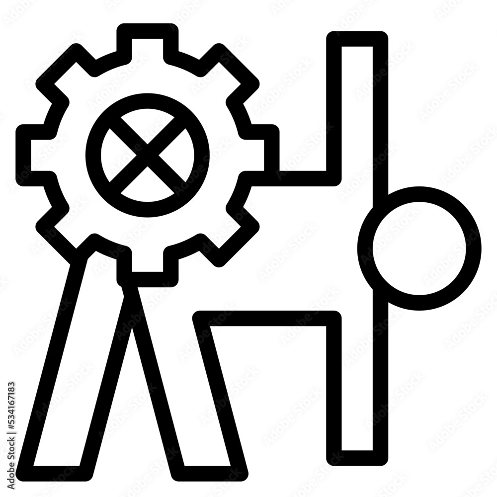 training modern line style icon training modern line style icon