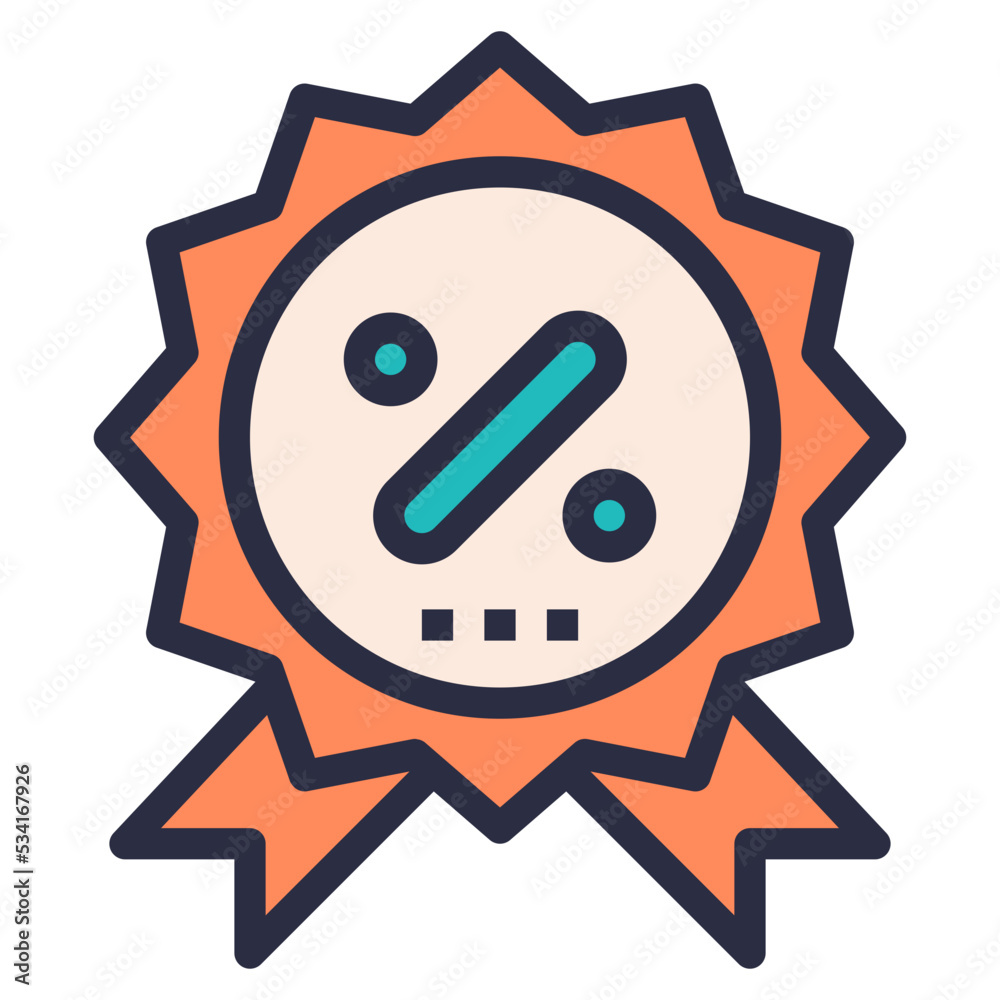 discount modern line style icon discount modern line style icon