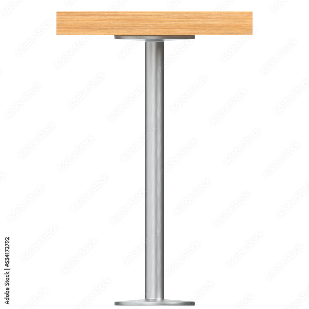 3d rendering illustration of a bar table 3d rendering illustration of a bar table