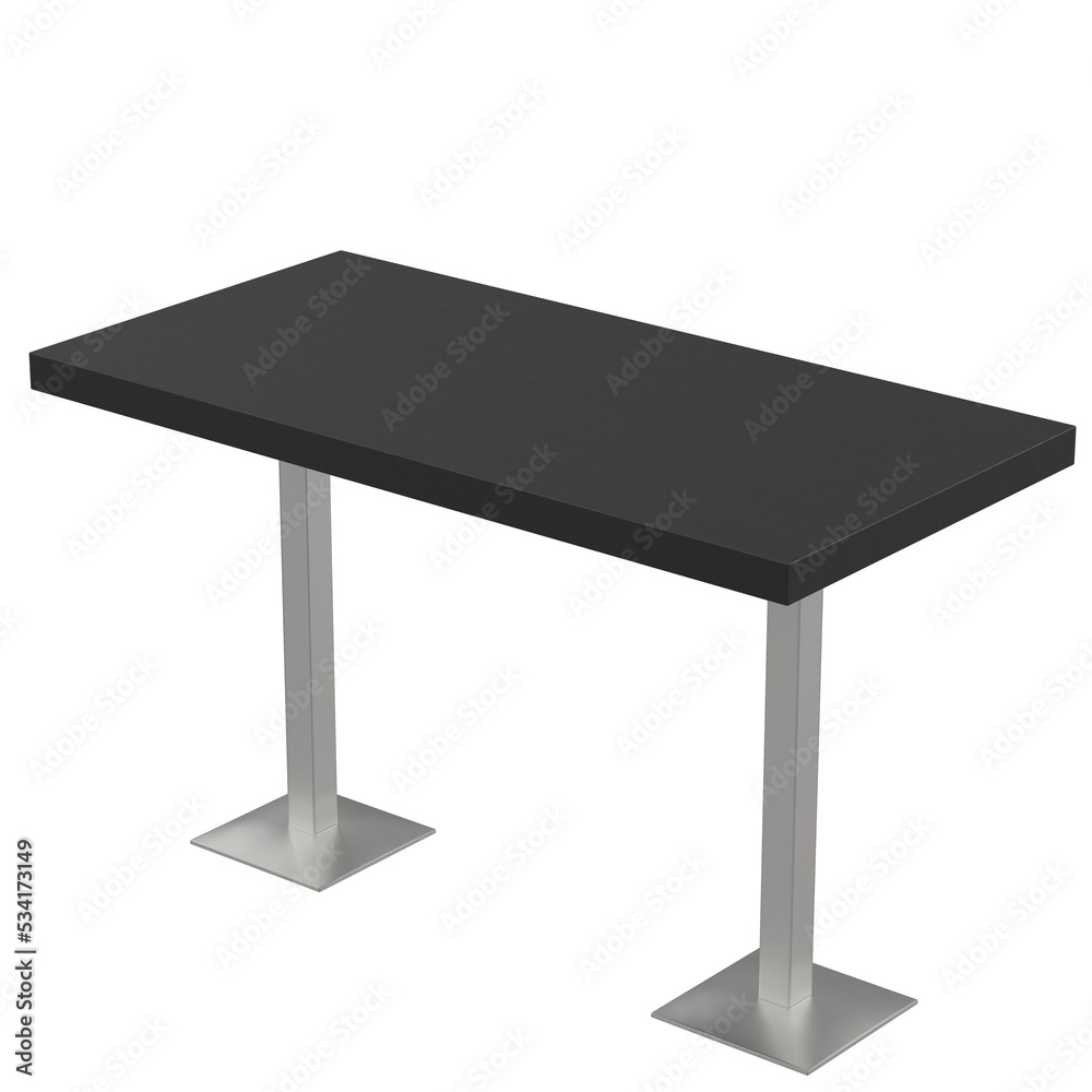3d rendering illustration of a bar table 3d rendering illustration of a bar table