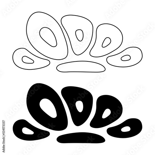 Abstract vector shapes, pet...