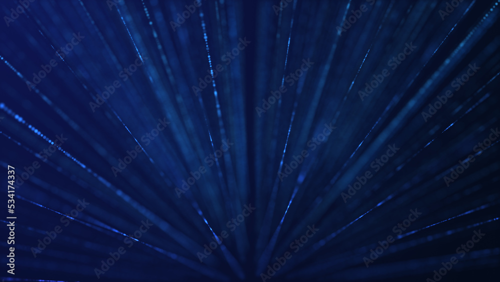 Abstract blue background with glowing dots in lines. Abstract blue background with glowing dots in lines.