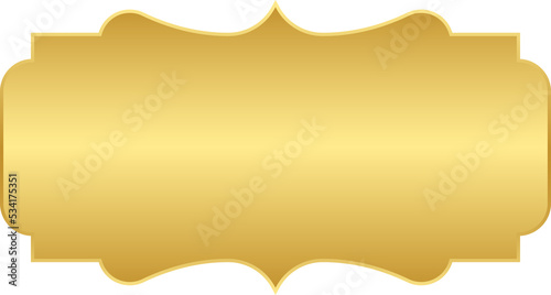 Vintage Gold Banner
