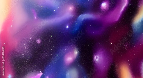 science fiction wallpaper. Beauty of deep space. Colorful graphics for background, clouds, night sky, universe, galaxy, Planets,