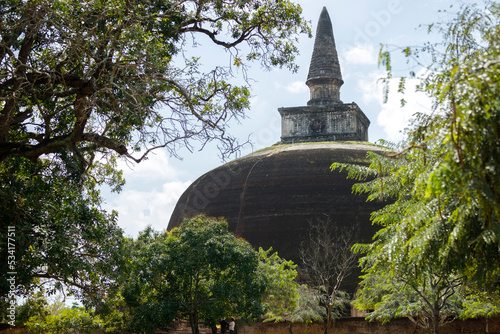 Rankoth Vehera, stupa from Polonnaruwa, Sri Lanka photo