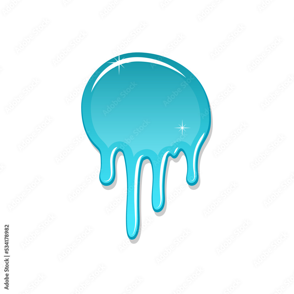 Drip paint spot 3D isolated on white background. Turquoise ink splash. Splatter stain texture. Dribble down design. Flow art material. Liquid drop. Fluid splash stain liquid Vector illustration Drip paint spot 3D isolated on white background. Turquoise ink splash. Splatter stain texture. Dribble down design. Flow art material. Liquid drop. Fluid splash stain liquid Vector illustration