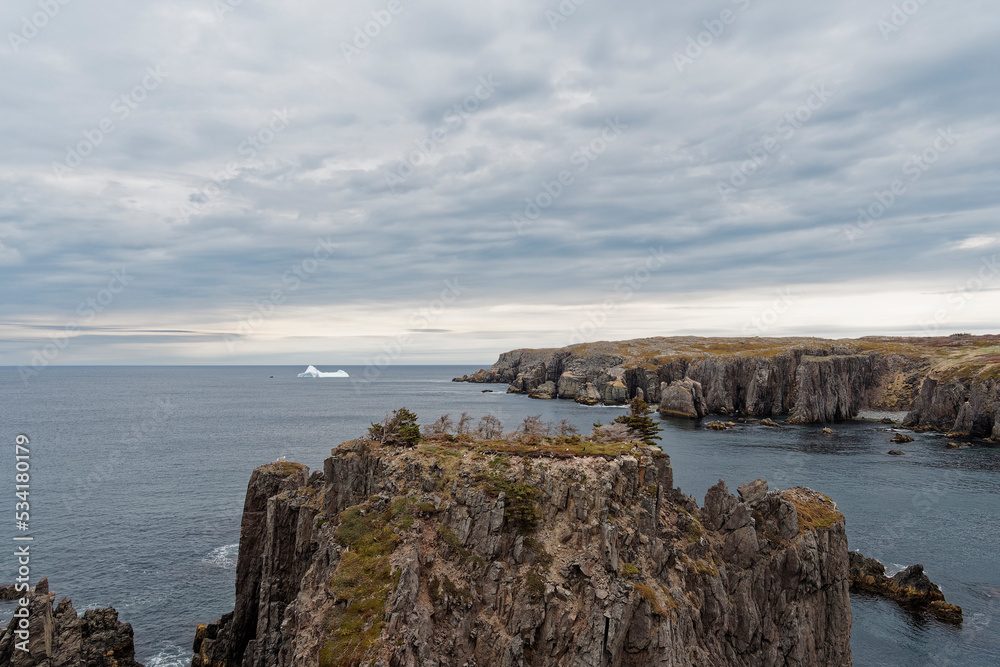 One of Newfoundland’s most beautiful locations, Spillars Cove. A rugged coastline with icebergs and sea birds.