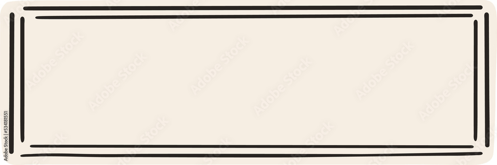 Obraz premium Sign with text space hand drawn