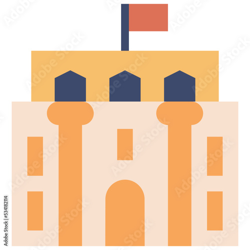 embassy modern line style icon