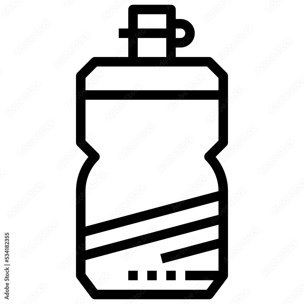 bottle modern line style icon