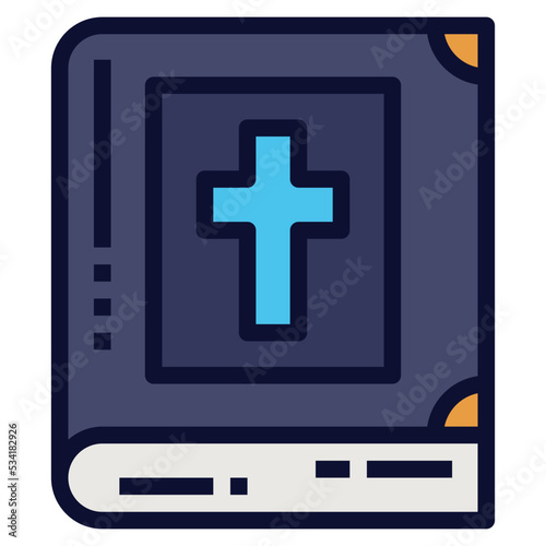 bible modern line style icon