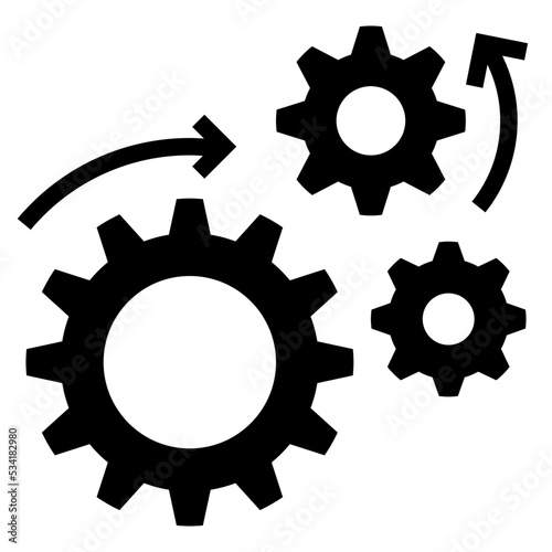 engineering modern line style icon