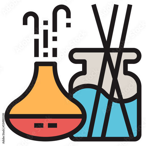 aromatherapy modern line style icon