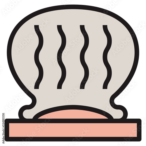 cupping modern line style icon