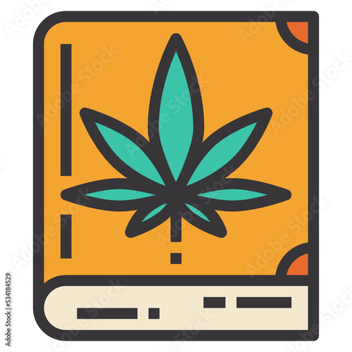 guidebook modern line style icon