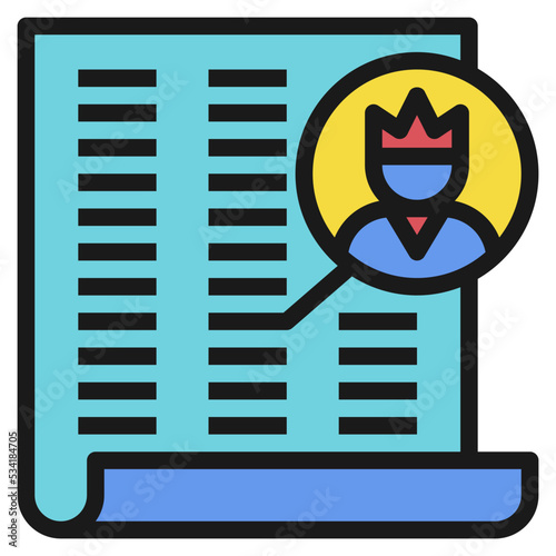 clients modern line style icon