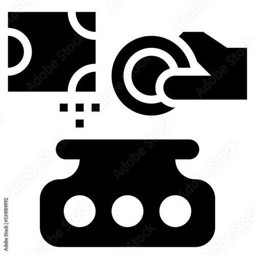 fund modern line style icon