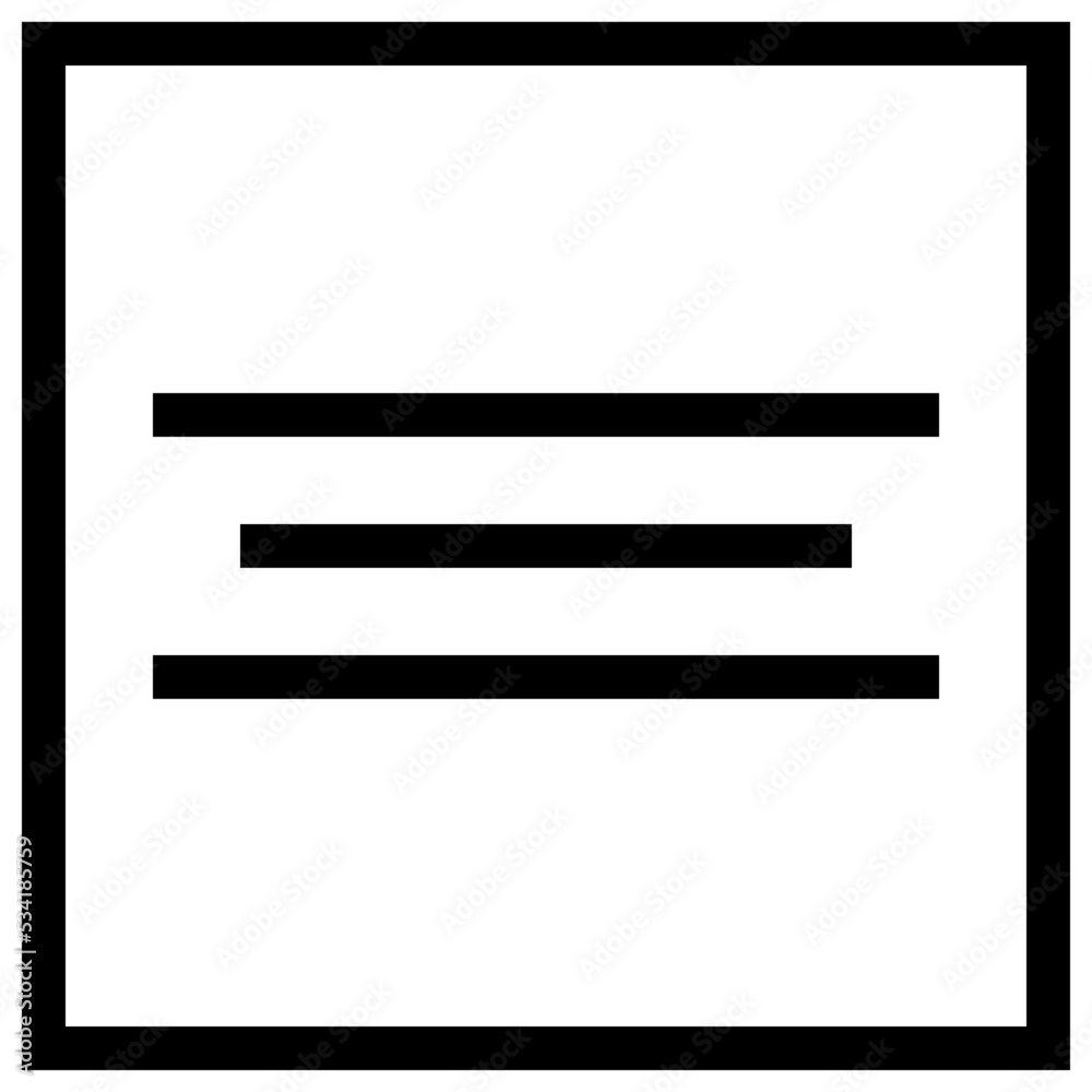 align modern line style icon align modern line style icon