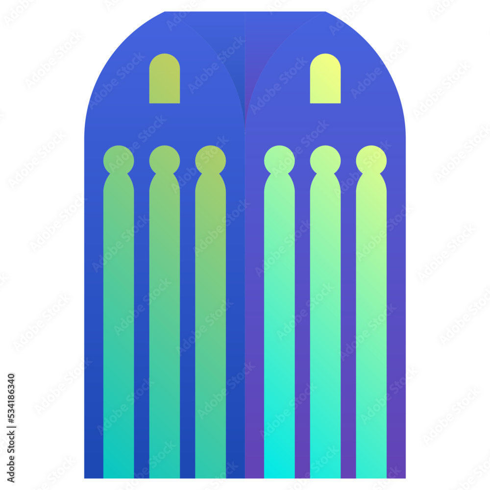 building modern line style icon building modern line style icon