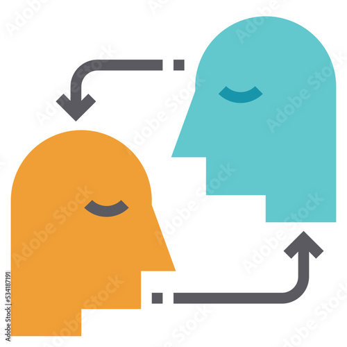 empathy modern line style icon