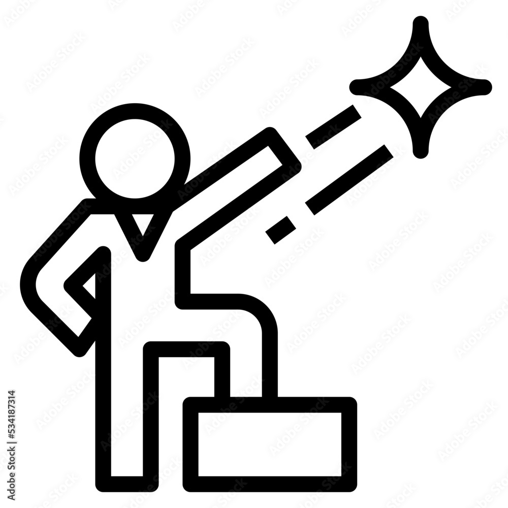 confidence modern line style icon confidence modern line style icon