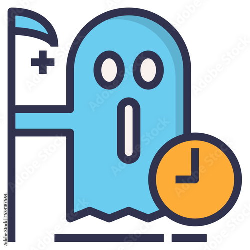 deadline modern line style icon