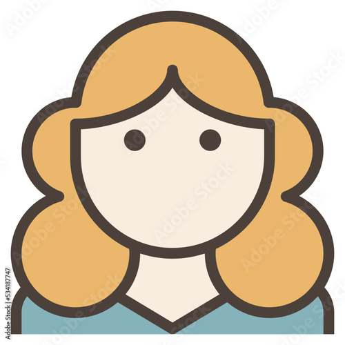 fluffy modern line style icon