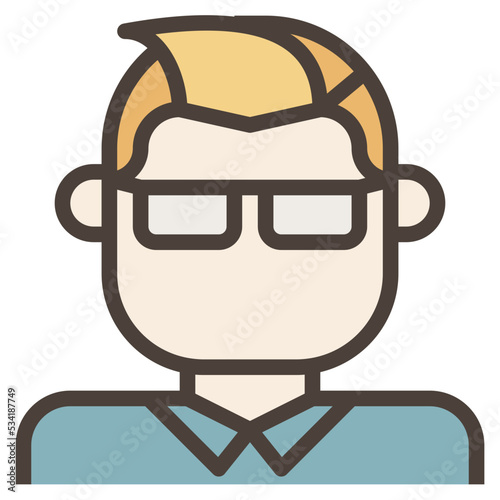 boss modern line style icon