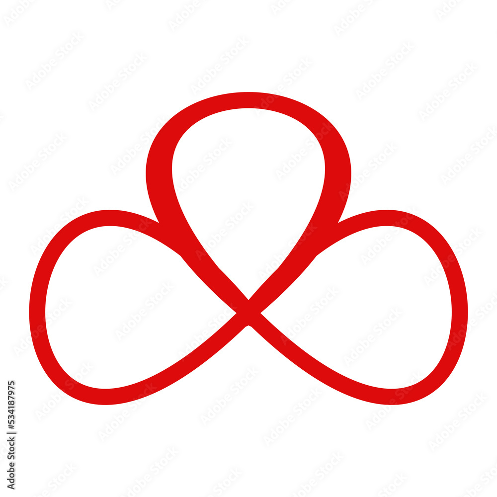 logo design template red ribbon bow and infinity loop concept logo design template red ribbon bow and infinity loop concept