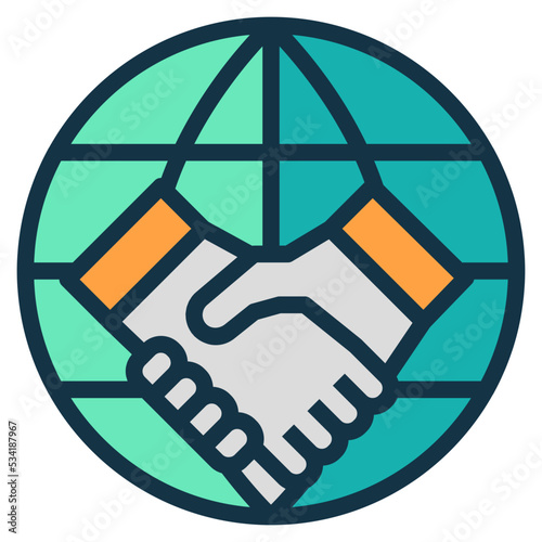 agreement modern line style icon