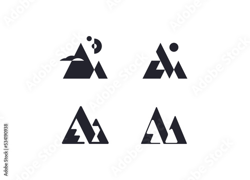 Mountain conceptual symbols