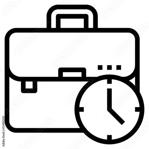 employment modern line style icon