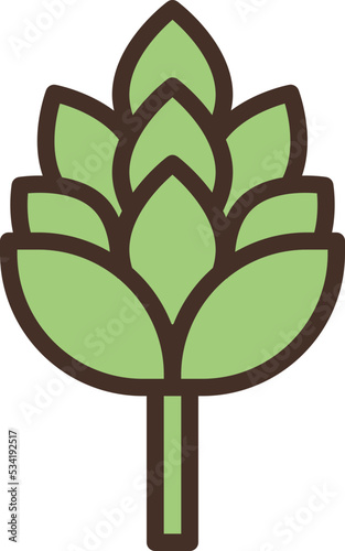hop modern line style icon