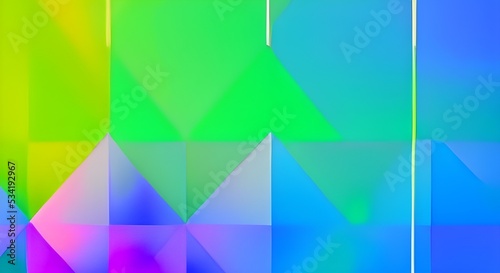 Colorful abstract geometric pattern design in retro style.