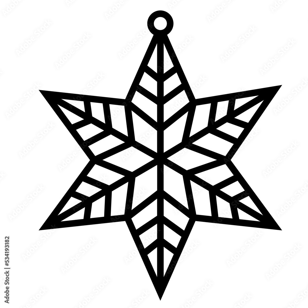 Christmas tree toy svg laser cut, Christmas decor, Holiday ornament