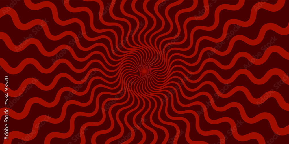 Retro banner with sun and rays in style of 70s Retro banner with sun and rays in style of 70s