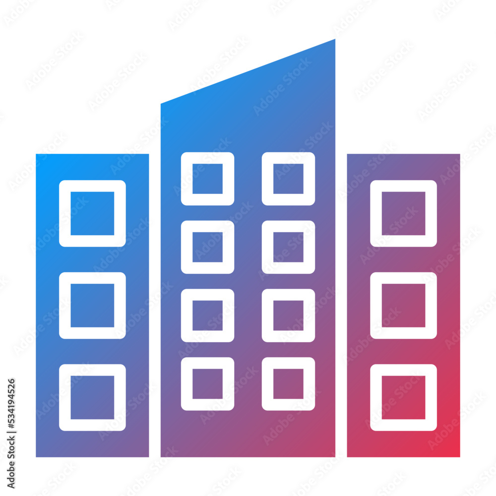 Office Building Icon Style Office Building Icon Style