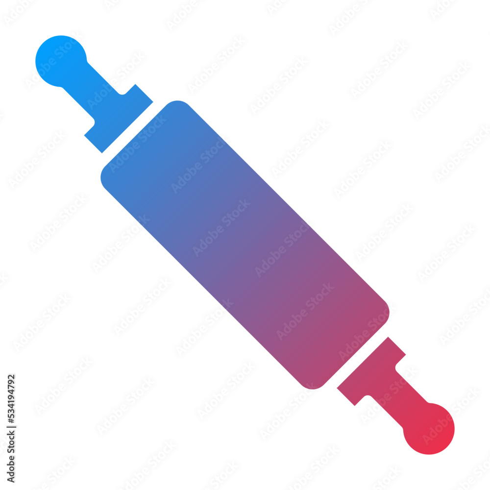 Rolling Pin Icon Style Rolling Pin Icon Style