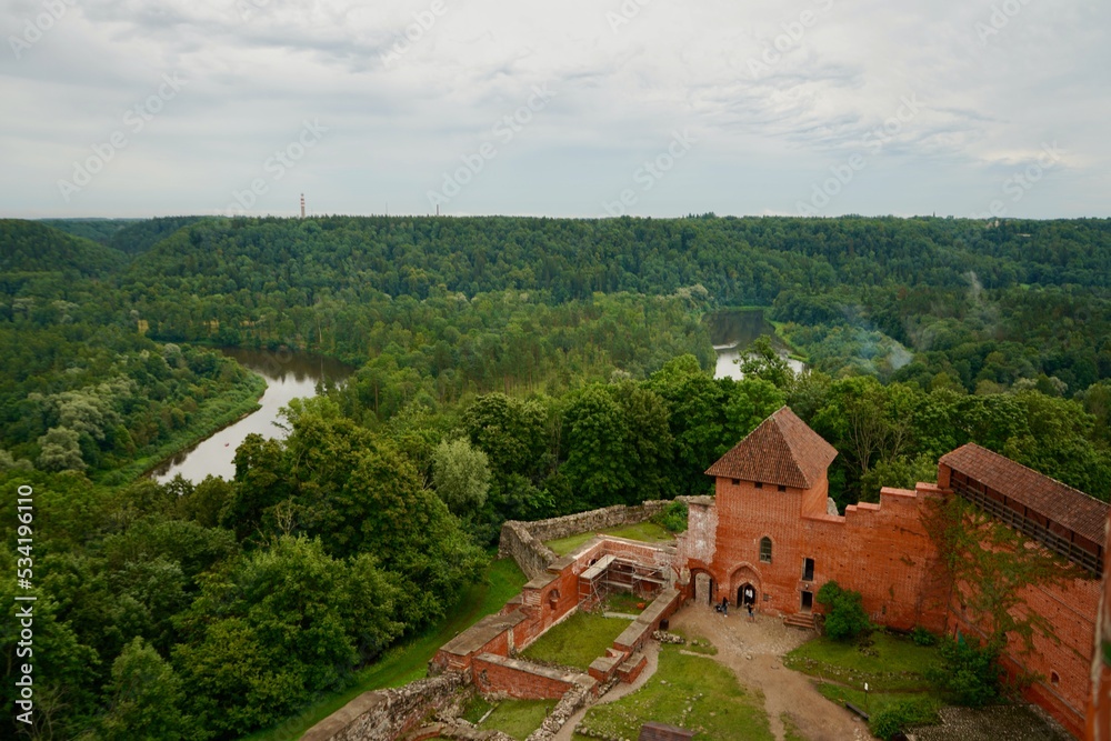 Fototapeta premium Sigulda Latvia 2022 August