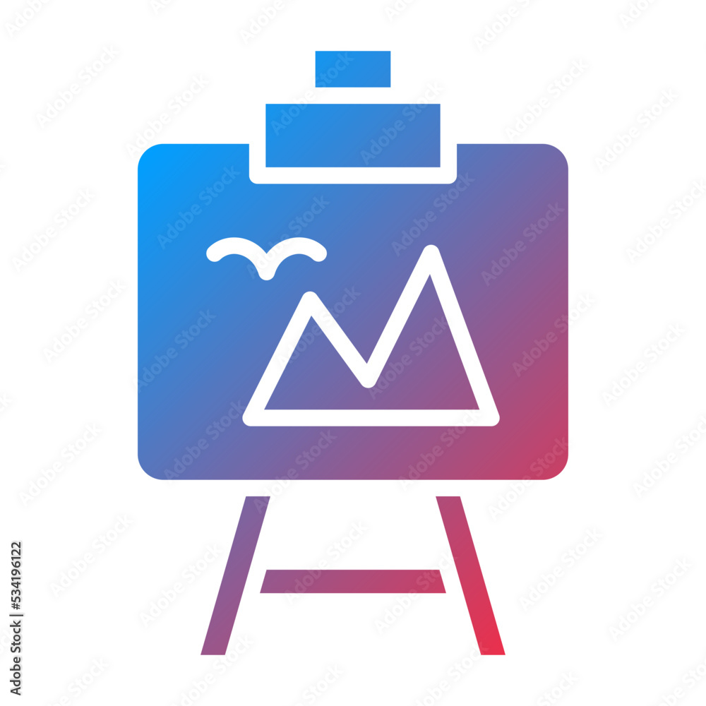 Easel Icon Style Easel Icon Style