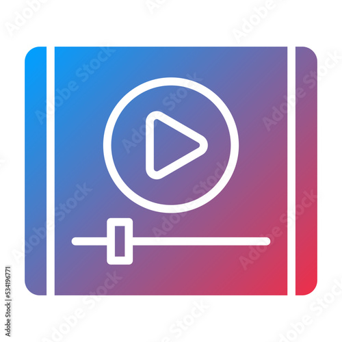 Video Player Icon Style