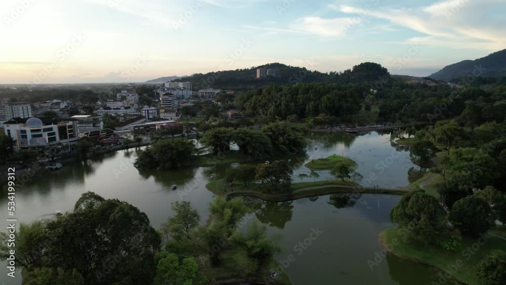 Taiping, Malaysia - September 24, 2022: The Landmark Buildings and Tourist Attractions of Taiping Taiping, Malaysia - September 24, 2022: The Landmark Buildings and Tourist Attractions of Taiping